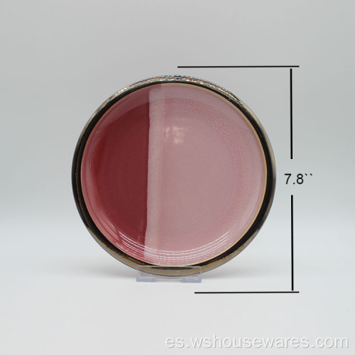 Ver imagen más grande Agregar para comparar Compartir el juego de placas de cerámica de venta caliente Setina de correa de gres de doble color de doble color